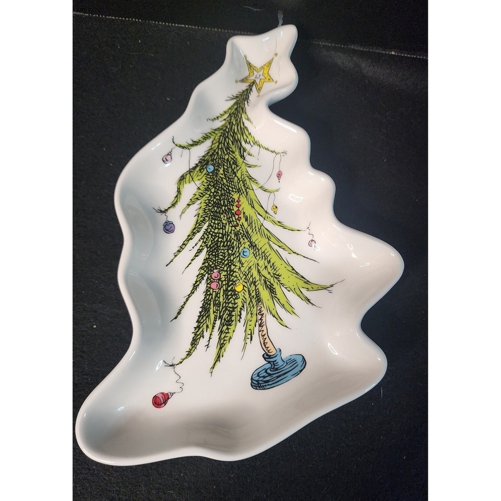 Sleigh Bell Bistro The Grinch Christmas Tree Spoon Rest Decor B15
